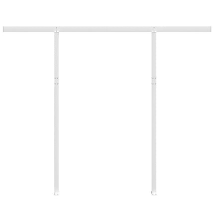markisestolpesæt 300x245 cm jern hvid