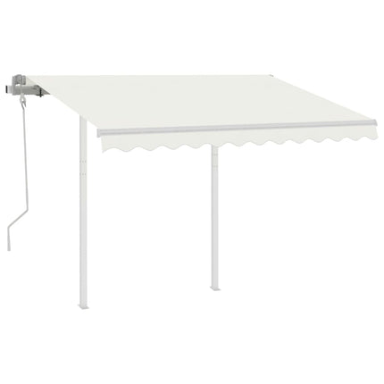 markisestolpesæt 300x245 cm jern hvid