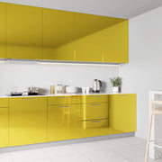 selvklæbende folie til møbler 500x90 cm PVC gylden højglans