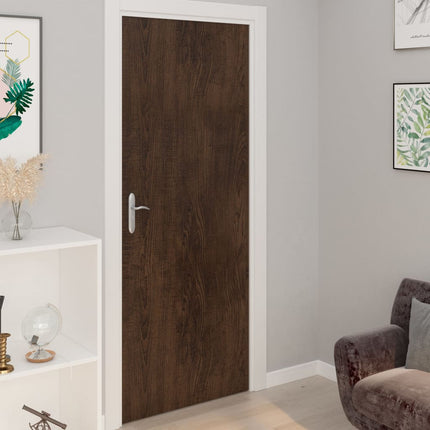 selvklæbende møbelfolie 2 stk. 500x90 cm PVC mørkt egetræ