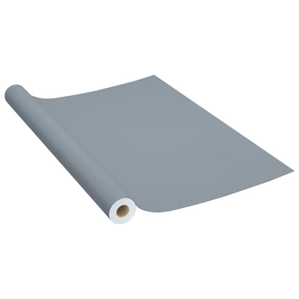 selvklæbende møbelfolie 2 stk. 500x90 cm PVC grå