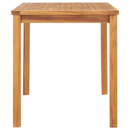 7-delt havespisesæt 120x70 cm massivt teaktræ