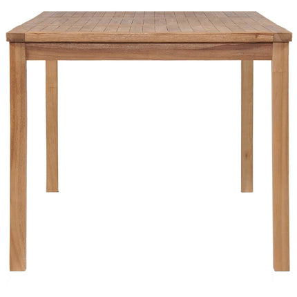 5-delt havespisesæt 150x90 cm massivt teaktræ