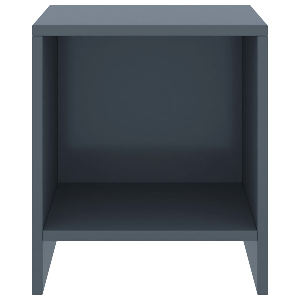 sengebord 35x30x40 massivt fyrretræ lysegrå