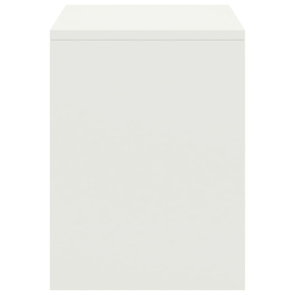 sengeborde 2 stk. 35x30x40 cm massivt fyrretræ hvid