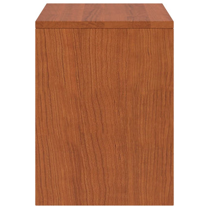 sengeborde 2 stk. 35x30x40 cm massivt fyrretræ honningbrun