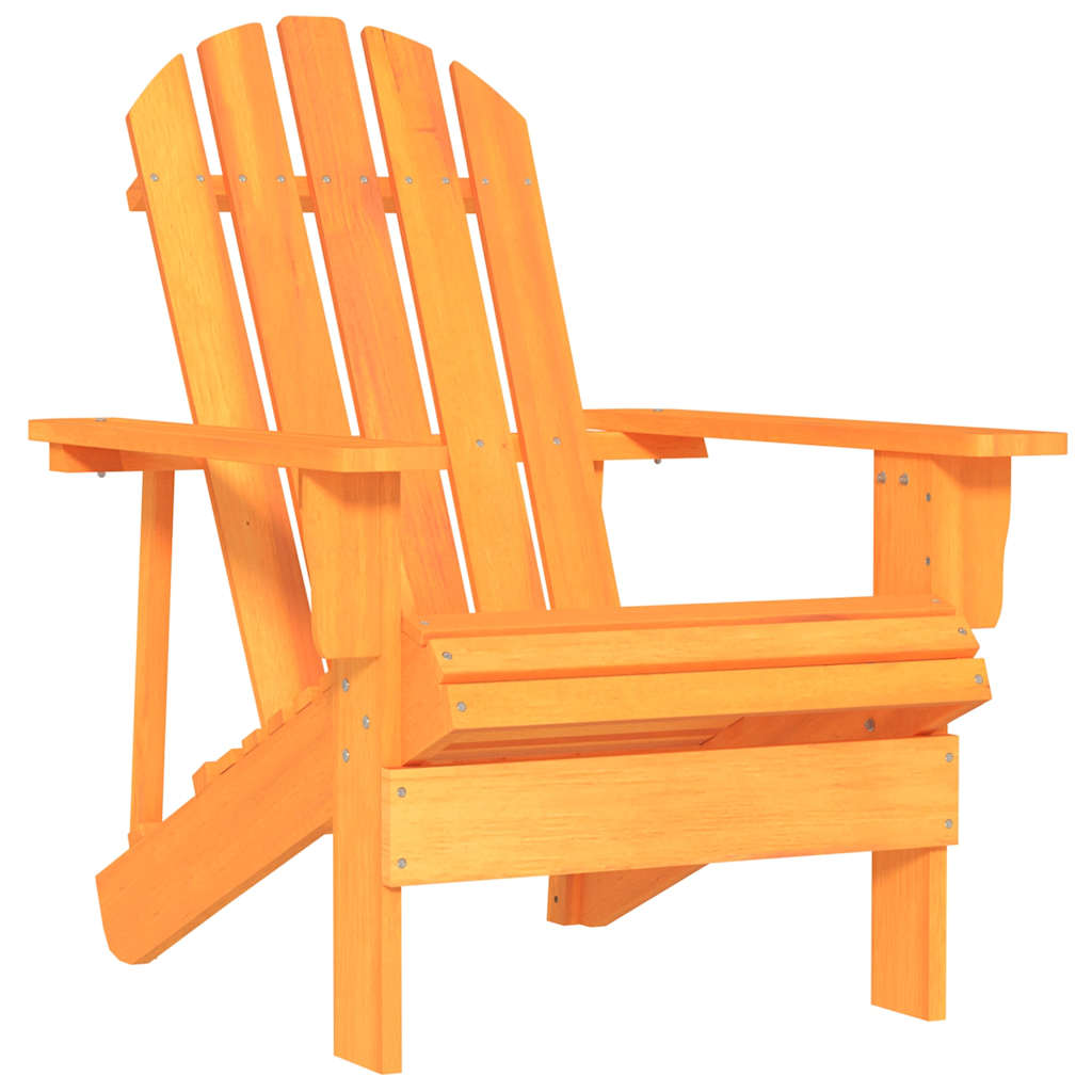 Adirondack-havestol massivt grantræ orange