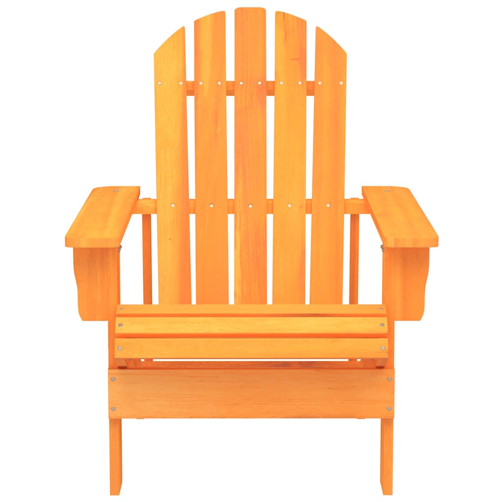 Adirondack-havestol massivt grantræ orange