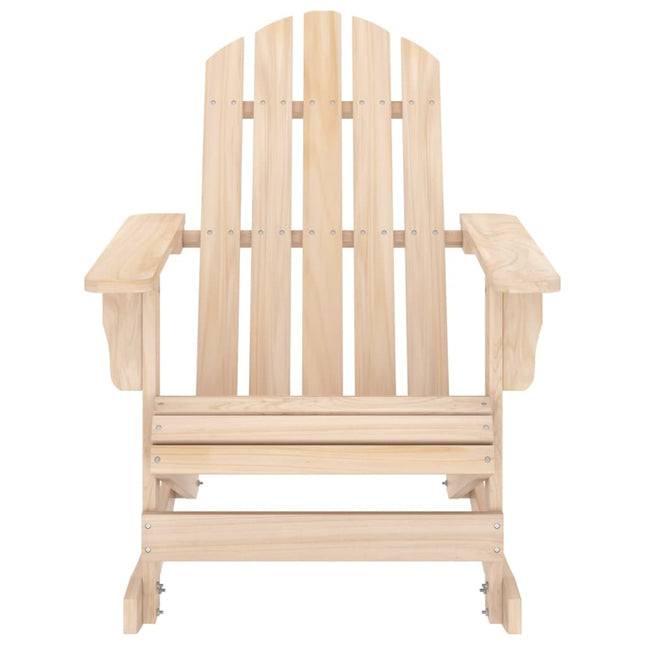 Adirondack-gyngestol massivt grantræ