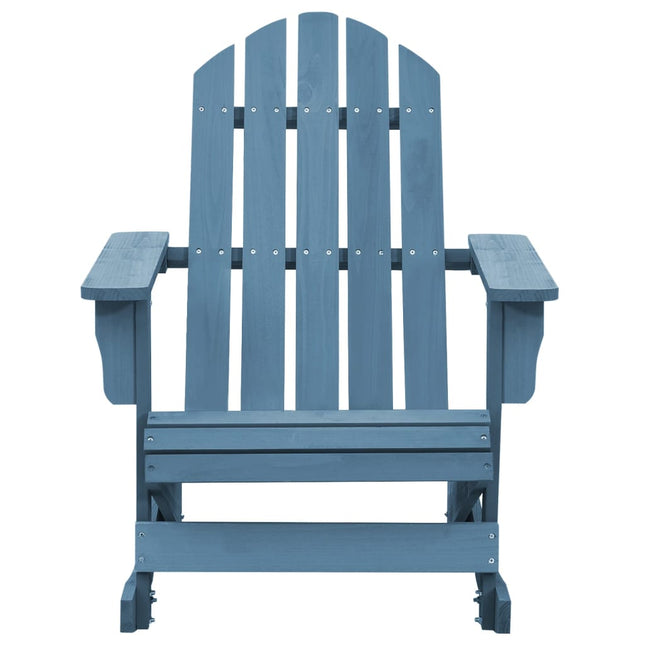 Adirondack-gyngestol massivt grantræ blå