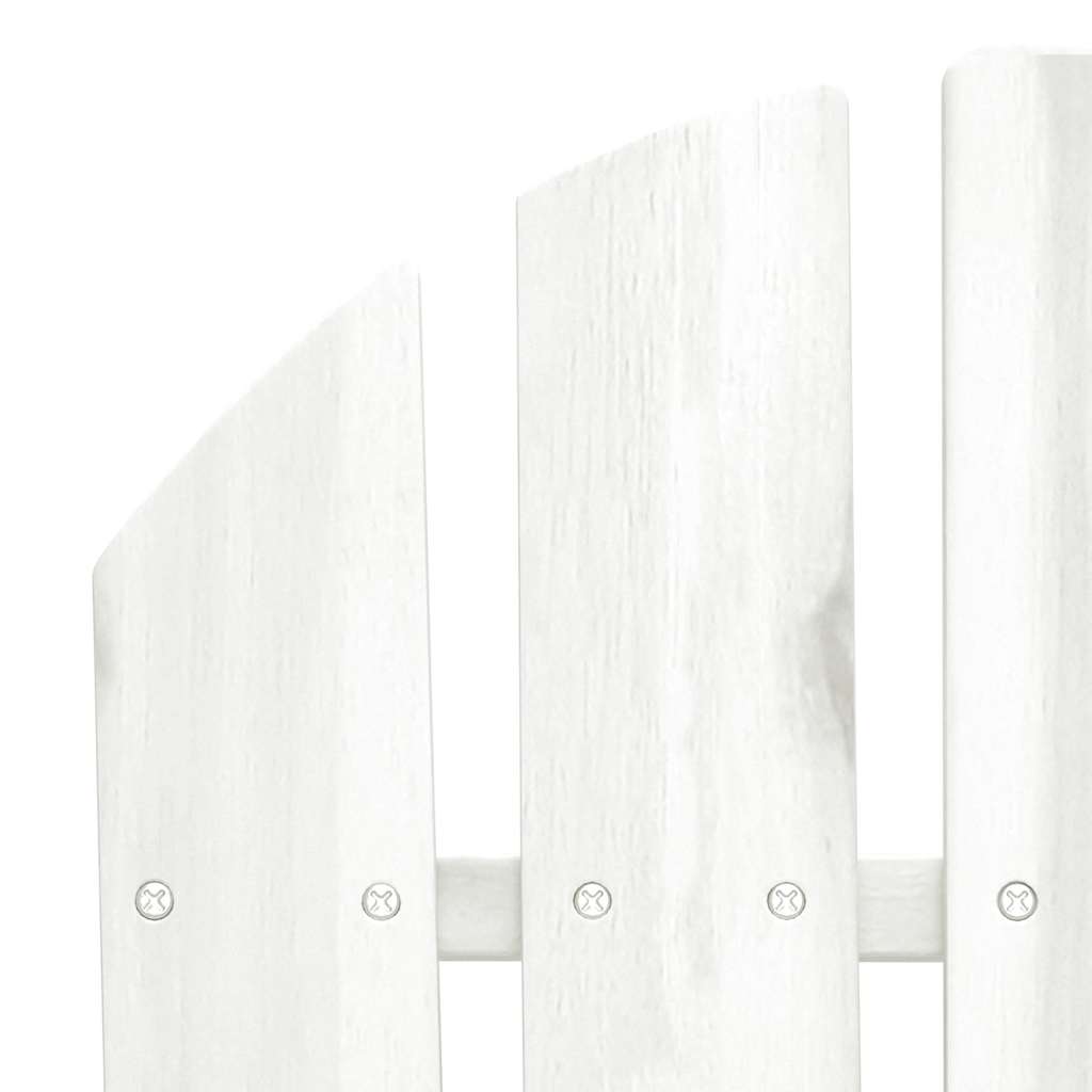 2-personers Adirondack-havestol massivt grantræ hvid