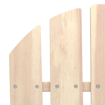 2-personers Adirondack-havestol massivt grantræ