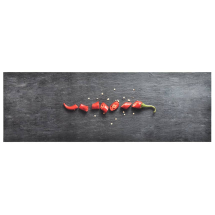 vaskbar køkkenmåtte 60x300 cm chili
