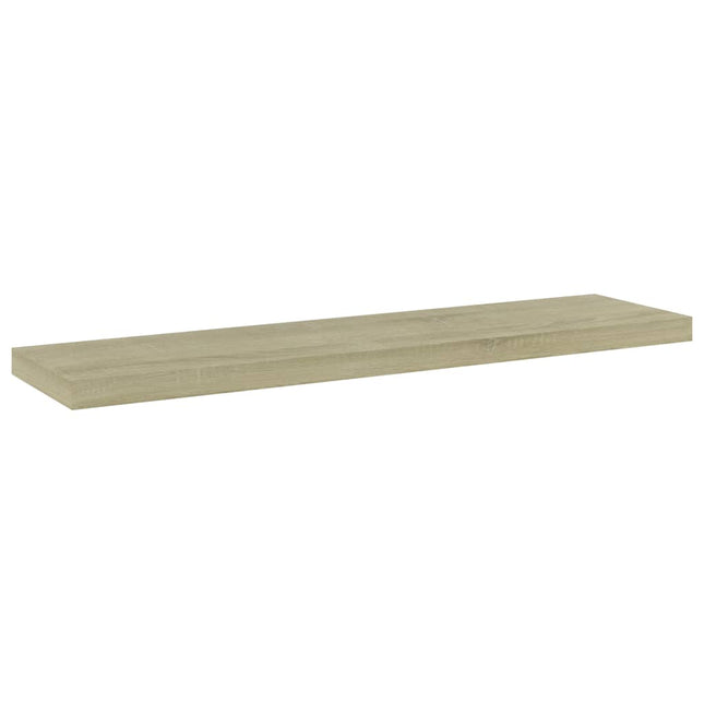boghylder 4 stk. 40x10x1,5 cm konstrueret træ sonoma-eg