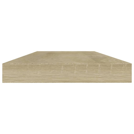 boghylder 4 stk. 40x10x1,5 cm konstrueret træ sonoma-eg