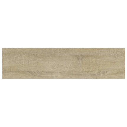boghylder 4 stk. 40x10x1,5 cm konstrueret træ sonoma-eg