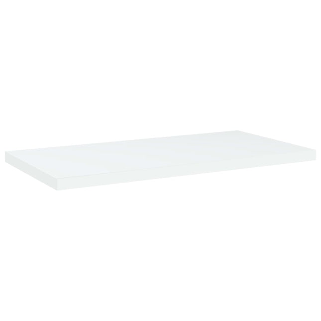 boghylder 4 stk. 40x20x1,5 cm konstrueret træ hvid