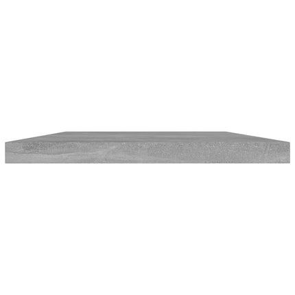 boghylder 4 stk. 40x20x1,5 cm konstrueret træ betongrå