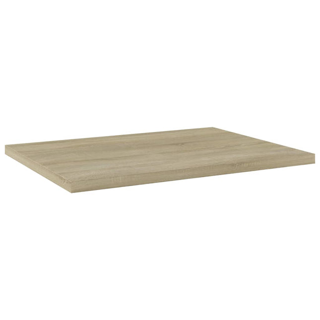 boghylder 8 stk. 40x30x1,5 cm konstrueret træ sonoma-eg