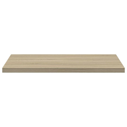 boghylder 4 stk. 40x40x1,5 cm konstrueret træ sonoma-eg