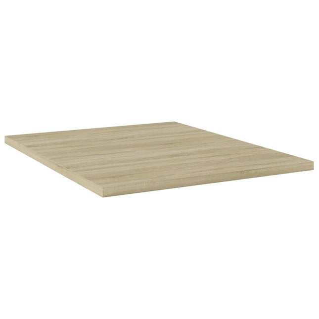 boghylder 8 stk. 40x50x1,5 cm konstrueret træ sonoma-eg