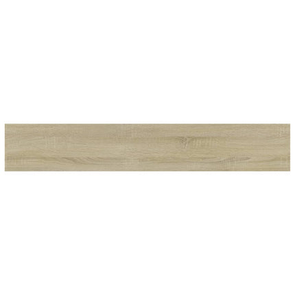 boghylder 4 stk. 60x10x1,5 cm konstrueret træ sonoma-eg