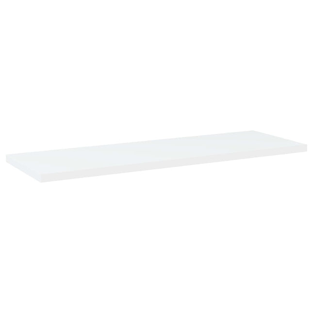 boghylder 4 stk. 60x20x1,5 cm konstrueret træ hvid