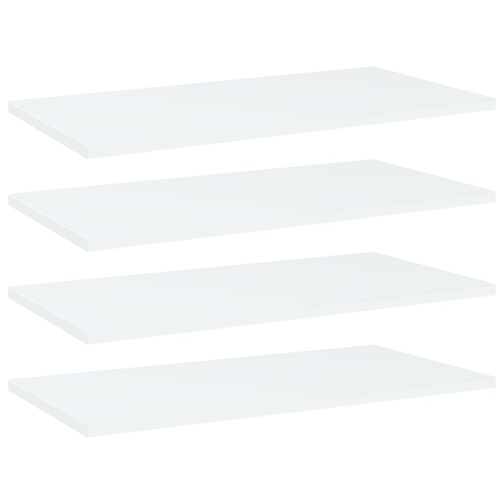 Boghylder 40X10X1,5 Cm Konstrueret Træ Hvid - 4 / 60 x 30 x 1.5 cm