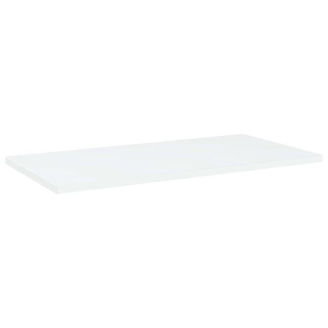 boghylder 4 stk. 60x30x1,5 cm konstrueret træ hvid
