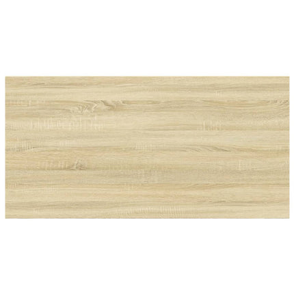 boghylder 4 stk. 60x30x1,5 cm konstrueret træ sonoma-eg