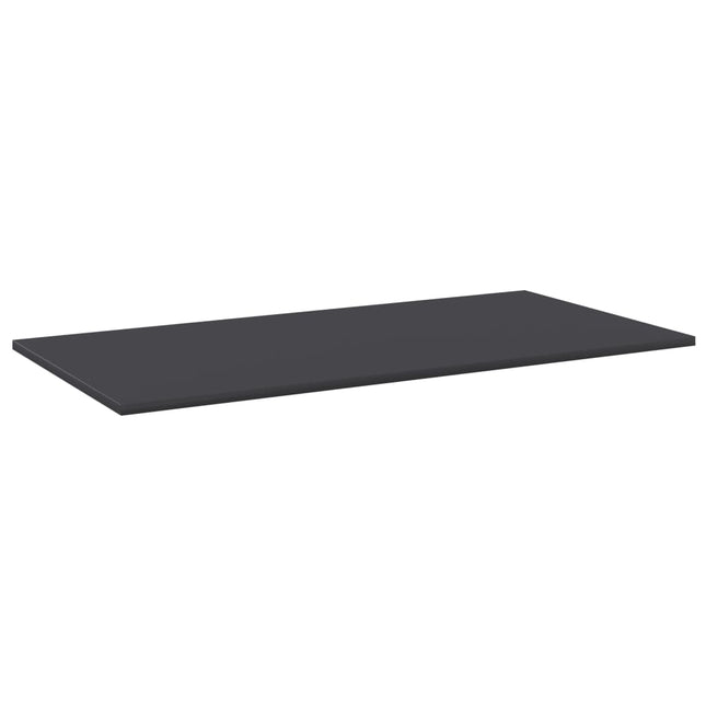 boghylder 8 stk. 80x20x1,5 cm konstrueret træ grå