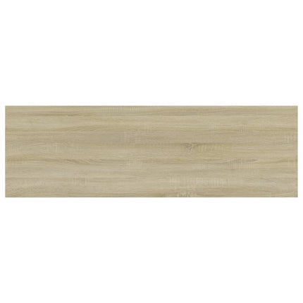boghylder 4 stk. 80x20x1,5 cm konstrueret træ sonoma-eg