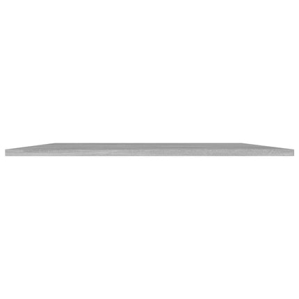 boghylder 8 stk. 80x30x1,5 cm konstrueret træ betongrå