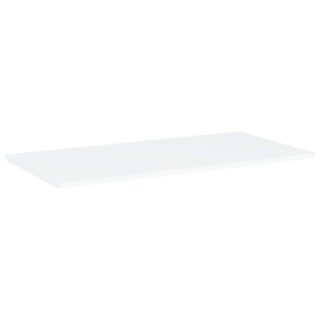 boghylder 4 stk. 80x40x1,5 cm konstrueret træ hvid