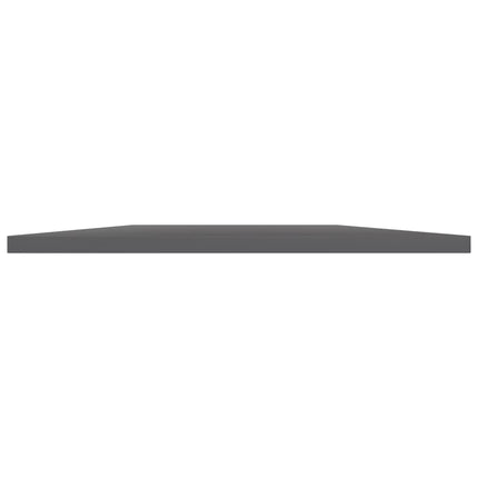 boghylder 8 stk. 80x40x1,5 cm konstrueret træ grå højglans