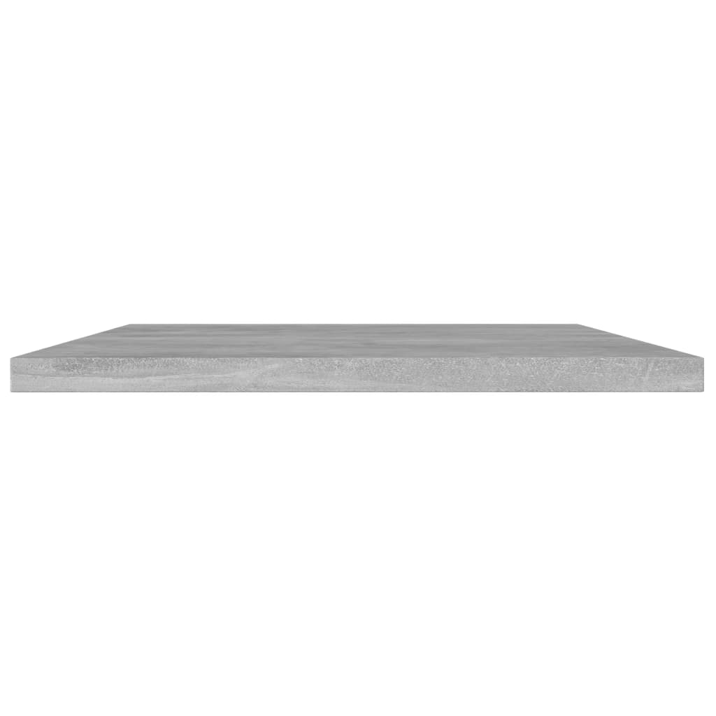 boghylder 8 stk. 100x20x1,5 cm konstrueret træ betongrå