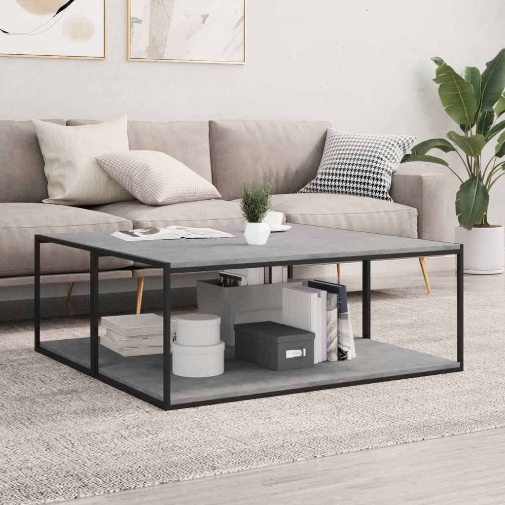 boghylder 4 stk. 100x50x1,5 cm konstrueret træ betongrå billede