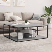 boghylder 4 stk. 100x50x1,5 cm konstrueret træ betongrå