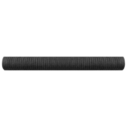 afskærmning 3,6x25 m 195 g/m² HDPE antracitgrå