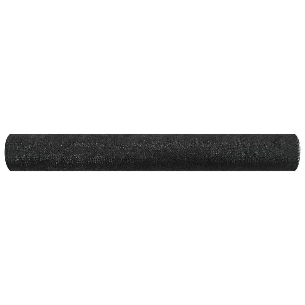 afskærmning 1,8x10 m HDPE 75 g/m² sort