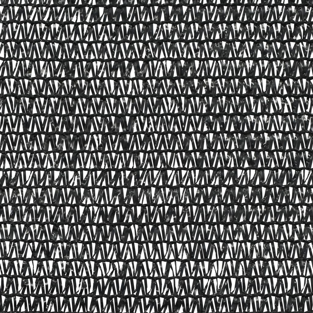 afskærmning 1,8x10 m HDPE 75 g/m² sort