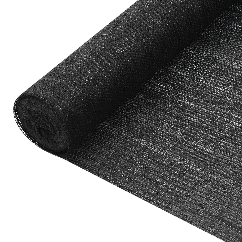 afskærmning 1,8x25 m HDPE 75 g/m² sort billede