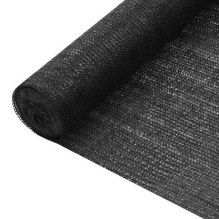 afskærmning 3,6x25 m HDPE 75 g/m² sort