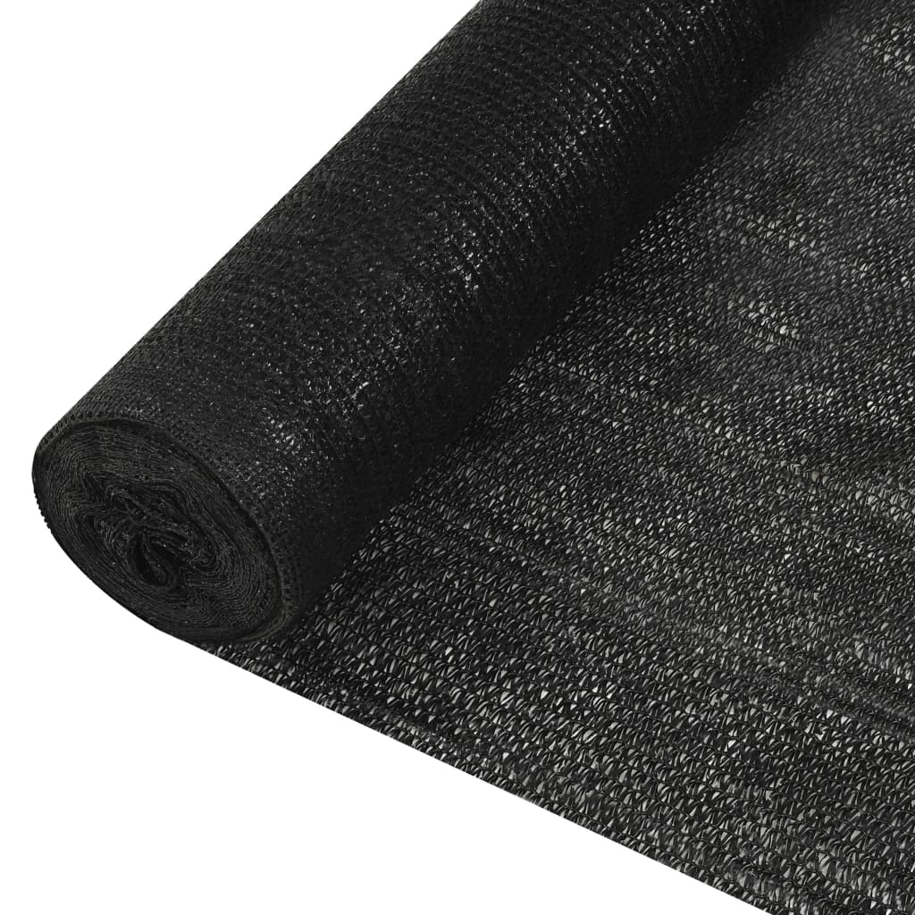 vidaXL Afskærmning - Privatlivsnet - HDPE 150 g/m² - Sort