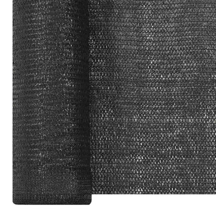 afskærmning 1x10 m HDPE 195 g/m² sort