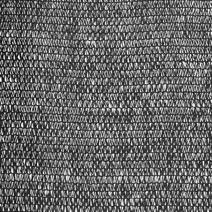 afskærmning 1x10 m HDPE 195 g/m² sort