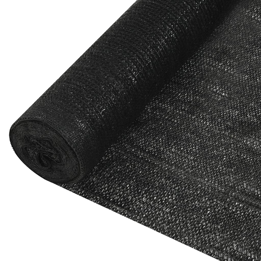 afskærmning 1,8x25 m HDPE 195 g/m² sort billede