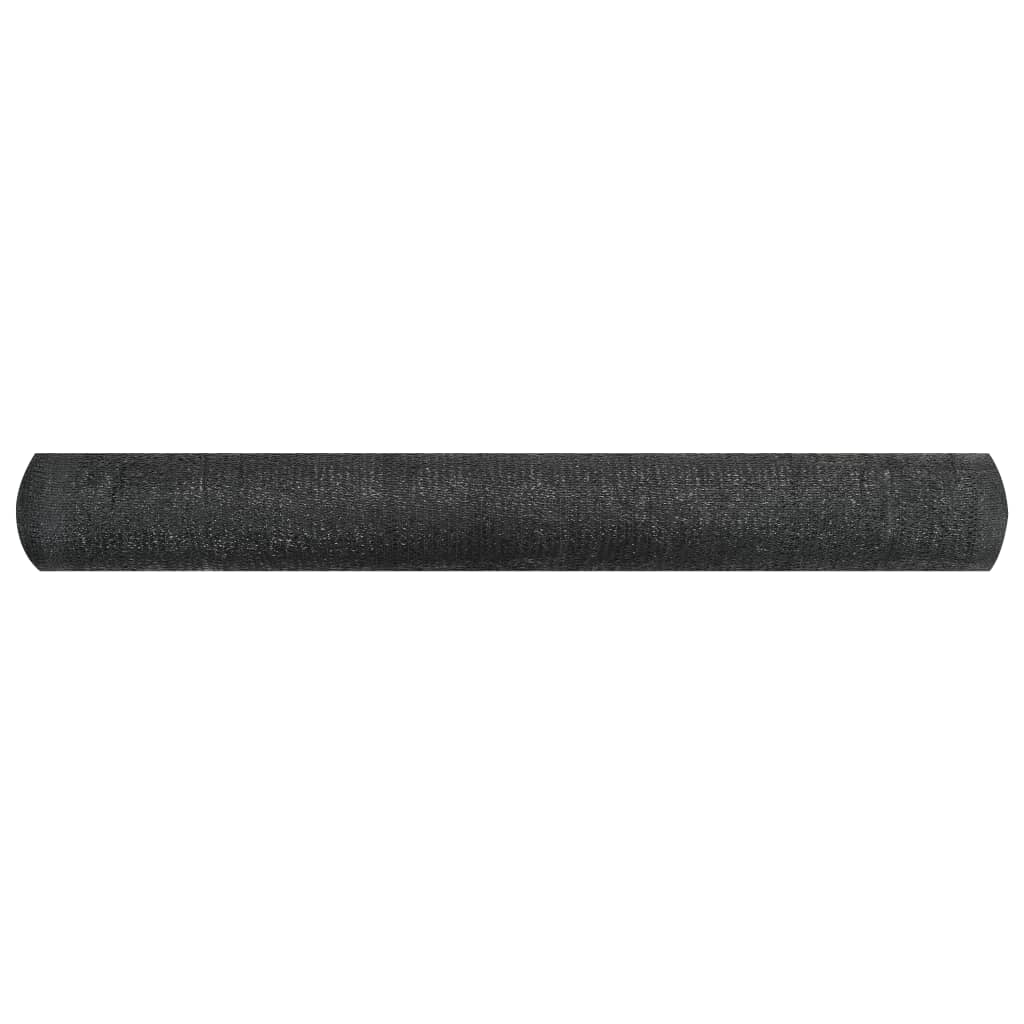 afskærmning 2x10 m HDPE 195 g/m² sort