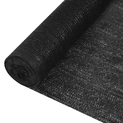 afskærmning 2x25 m HDPE 195 g/m² sort