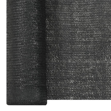 afskærmning 2x25 m HDPE 195 g/m² sort